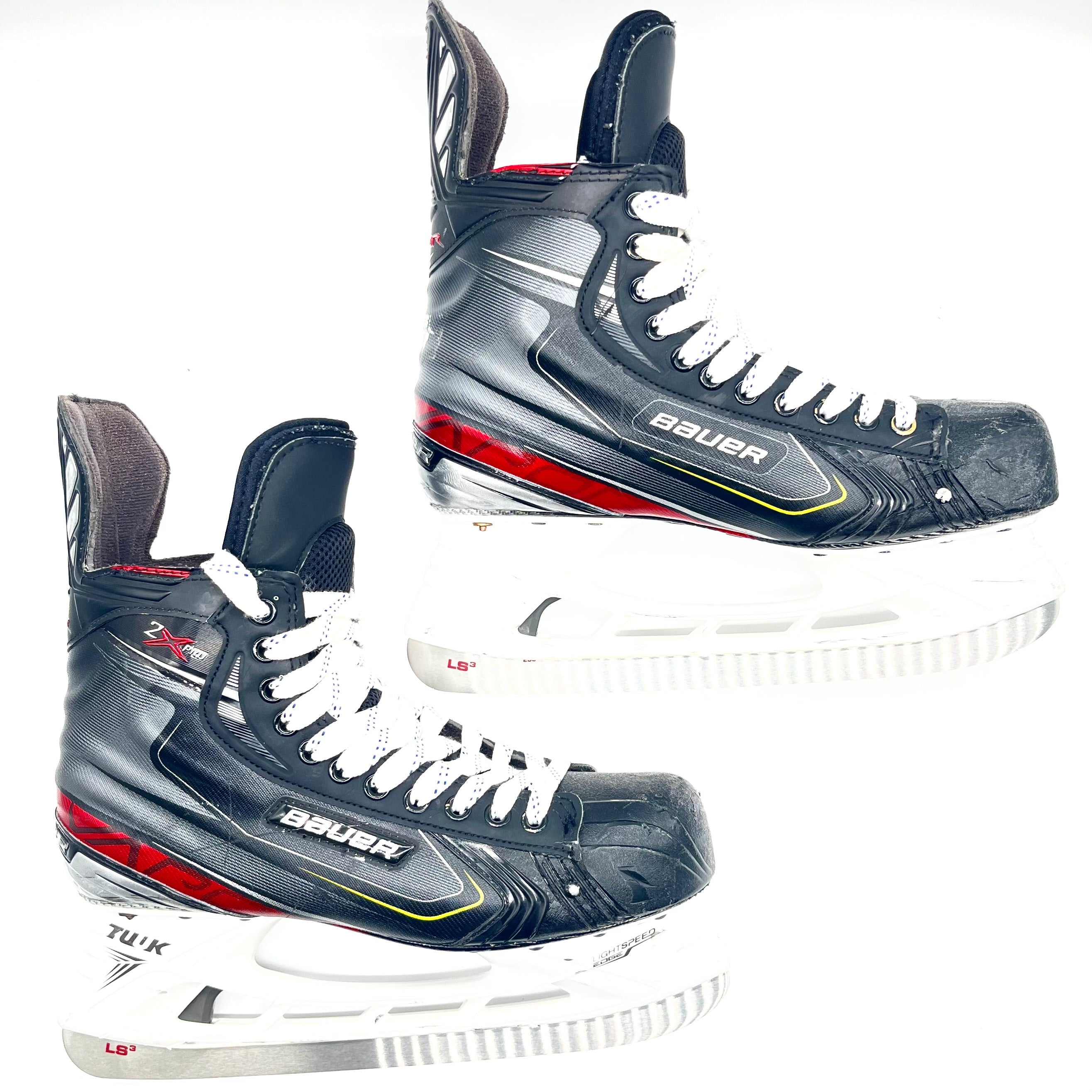 Bauer Vapor 2X Pro - Patins de hockey d'occasion NHL Pro Stock - Erik Johnson #3